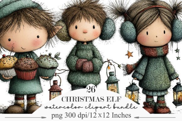 Christmas Elf Whimsical Clipart Review