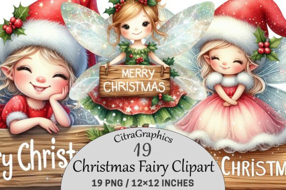 Christmas Fairy Clipart PNG: A Crafter’s Review of the Illustrations