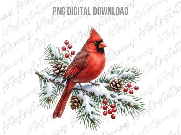Christmas Holiday Winter Cardinal PNG Illustrations Review