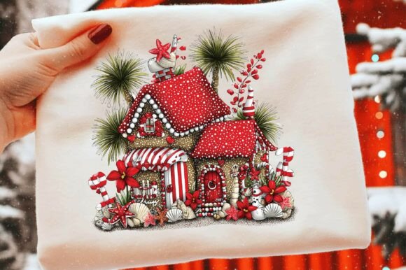 Christmas House House Clipart