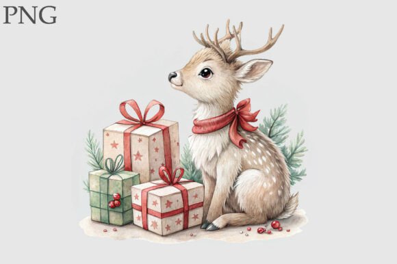 Christmas Png Design: A Festive Illustration for Local Business Branding