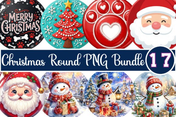 Christmas Round PNG Bundle Review: A Designer’s Take