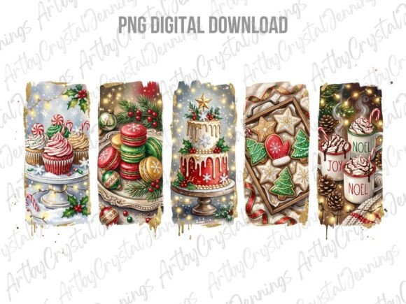 Christmas Treats Brushstrokes PNG: A Review for Handmade Designers