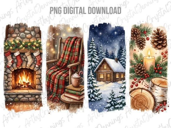 Cozy Winter Christmas Brushstroke PNG: A Review for Bloggers and Publishers