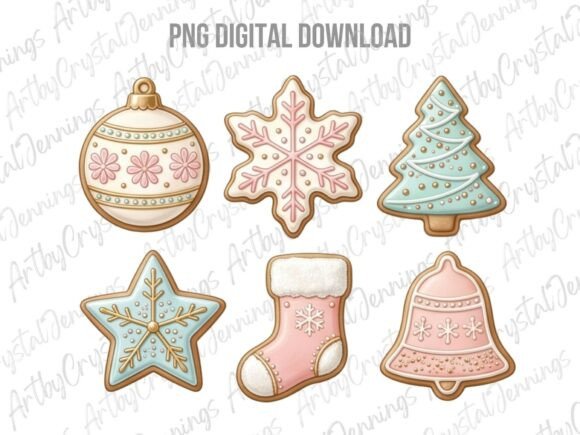 Holiday Christmas Cookie Clipart PNG: A Versatile Illustration for Content Creators