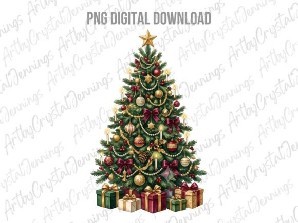 Vintage Watercolor Christmas Tree PNG: A Practical Review for Illustrations