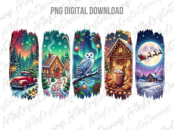 Winter Christmas Holiday Brushstroke PNG: A Brand Designer’s Review